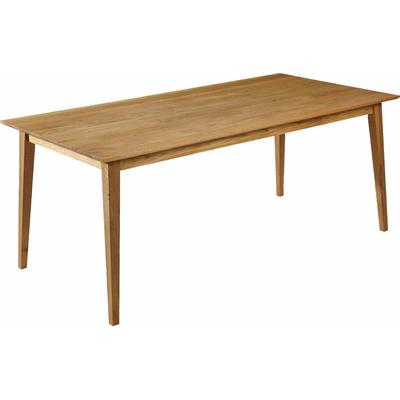 Esstisch MASSIVLINE & MORE "Filippa", braun (wildeiche, wildeiche, wildeiche), B:180cm H:74cm T:90cm, Tische, Gestell aus Massivholz Image