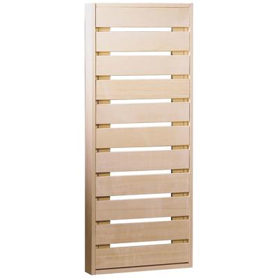 Saunabank KARIBU "Bank Größe 1 137,7 x 50 x 9 cm Verpackt", beige, B:50cm H:9cm T:137,70cm, Holzwerkstoff, Sitzbänke