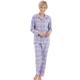 Schlafanzug WÄSCHEPUR Gr. 40/42, bunt (blau, rosa, kariert) Damen Homewear-Sets Pyjamas