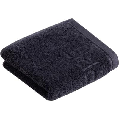 Gästehandtuch ESPRIT "Modern Solid", blau (navy blau), B:30cm L:50cm, Frottier, Obermaterial: 85% Baumwolle, 15% Lyocell (TENCEL), Handtücher (Packung), vegan produziert Image