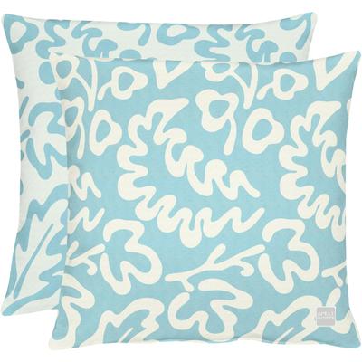 Dekokissen APELT "3971" Gr. 1, bunt (bunt, blau, gemustert), B:45cm H:5cm L:45cm, Polyester, Dekokissen_Sitzkissen_Kissenhüllen, Wendekissenhülle mit Füllung, 1 Stück Image