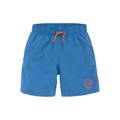 Badeshorts S.OLIVER Gr. 122/128, N-Gr, blau Kinder Badehosen Bekleidung