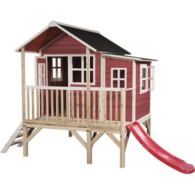 Spielturm EXIT "Loft 350" Spieltürme rot (rot, weiß) Kinder Spielturm