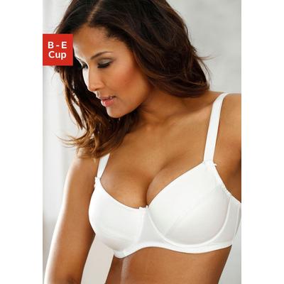 Push-up-BH NUANCE, Damen, Gr. 115, Cup E, weiß, Microtouch, Obermaterial: 90% Polyamid, 10% Elasthan, klassisch, BHs, mit Bügel und herausnehmbaren Push-up-Kissen - bis Größe 115 E Image