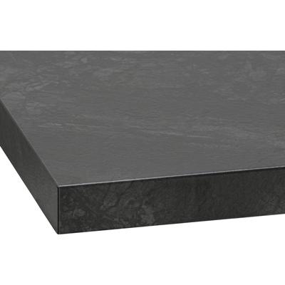 Arbeitsplatte WIHO KÜCHEN "Flexi 38", schwarz (granit schwarz), B:270cm H:3,8cm T:60cm, Tischplatten, 38 mm stark Image