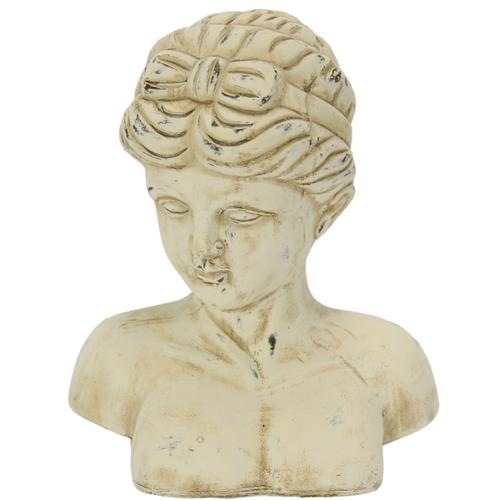 "Dekofigur I.GE.A. ""Antik-Büste"" Dekofiguren Gr. B/H: 23 cm x 30 cm, beige (creme) Deko-Figur Figuren Skulpturen Dekofiguren"