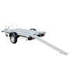 Motorrad-Anhänger STEMA "STM 1000-21-15.1", silber (silberfarben), KFZ-Anhänger