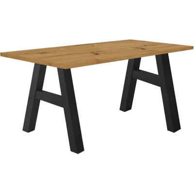 Schreibtisch MÄUSBACHER "Mio", braun (asteiche), B:140cm H:75cm T:70cm, Tische