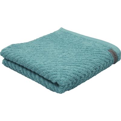 Duschtuch ROSS "Smart", blau (lagune), B:70cm L:140cm, Frottier, Obermaterial: 100% Baumwolle, Handtücher (Packung), Uni-Rippe mit Velourslabel Image