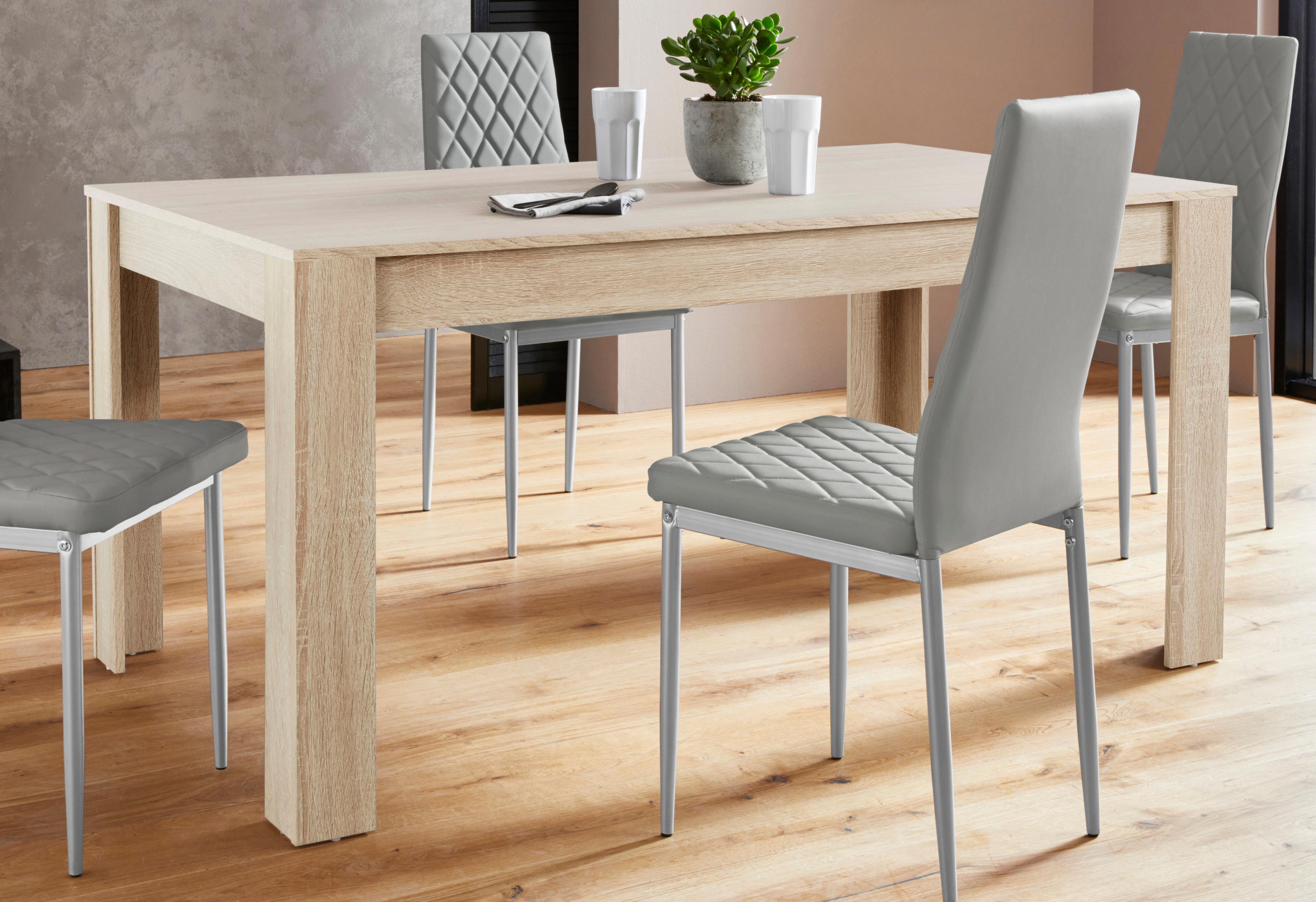 Esstisch INOSIGN "Meigh, TOPSELLER", braun (eichefarben), B:160cm H:75cm T:90cm, Tische, aus Holzwerkstoff, Breite 160 cm Image