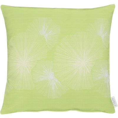Dekokissen APELT "7200" Gr. 2, grün (grün, kreise), B:45cm H:5cm L:45cm, Polyester, Dekokissen_Sitzkissen_Kissenhüllen, Kissenhülle mit Füllung, 1 Stück Image