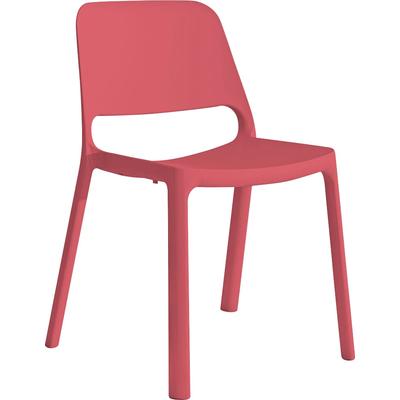 Stapelstuhl MAYER SITZMÖBEL "Stapelstuhl myNUKE", rot (himbeerrot, himbeerrot), B:55cm H:82cm T:51cm, Stühle, stapelbar Image