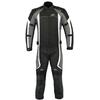Motorradkombi PROANTI Gr. M, weiß (schwarz, grau, weiß), Overalls, M, N-Gr, Obermaterial: 70% Polyester, 20% Nylon, 10% Elasthan. Innenfutter: 100% Polyester, wasserdicht