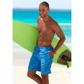 Badeshorts CHIEMSEE Gr. M (50), N-Gr, blau (blau, bedruckt) Herren Badehosen Badeshorts