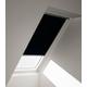 VELUX Dachfensterrollo "DKL" Rollos Gr. CK04, blau (dunkelblau) Verdunkelungsrollos