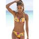 Push-Up-Bikini-Top SUNSEEKER "Modern" Gr. 34, Cup A, gelb (gelb, bedruckt) Damen Bikini-Oberteile Ocean Blue