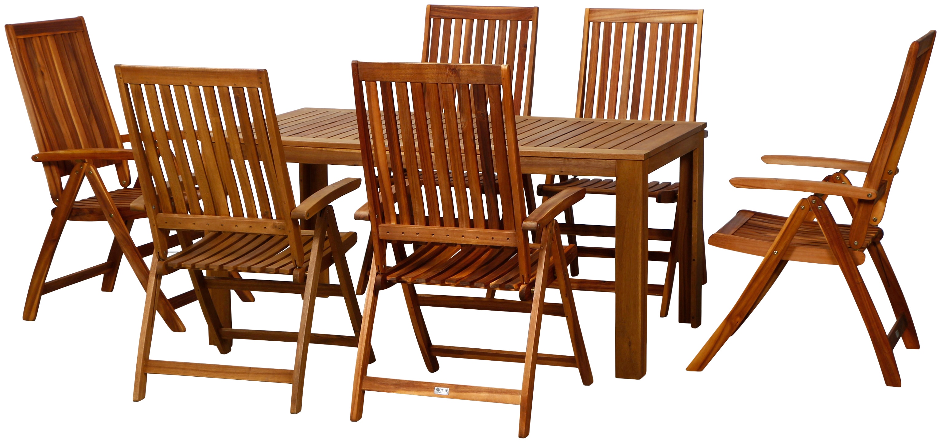 Garten-Essgruppe SIENA GARDEN "Paleros", beige (natur,), Sitzmöbel-Sets