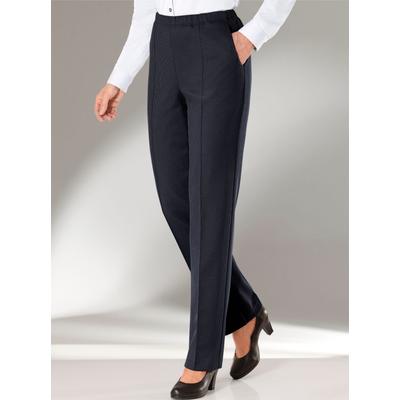 Jerseyhose CLASSIC BASICS, Damen, Gr. 26, Kurzgrößen, schwarz, 100% Polyester, unifarben, lang, Hosen Image