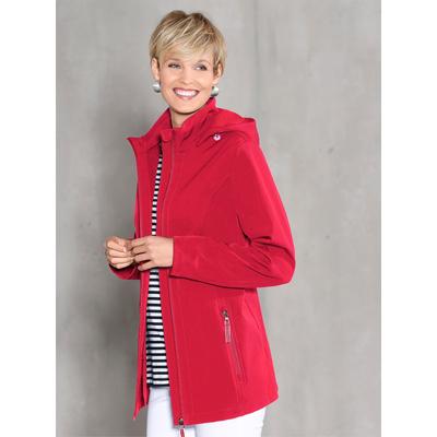Softshelljacke CLASSIC BASICS, Damen, Gr. 50, rot, 94% Polyester, 6% Elasthan, Innenseite:100% Polyester, unifarben, figurumspielend, Langarm, Jacken Image