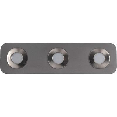 SPOT LIGHT LED Deckenleuchte "COOL", grau (betongrau, nickelfarben, weiß), H: 3,5cm, Lampen, aus echtem Beton, LED-Module inklusive, Handgemacht, Made in EU Image