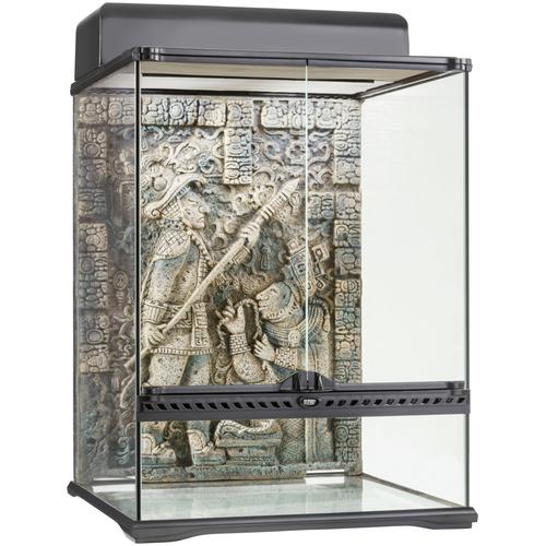 „EXO TERRA Terrarium „“Aztec““ Vivarien BxTxH: 45x45x60 cm Gr. B/H/T: 45 cm x 60 cm x 45 cm, schwarz Terrarien“