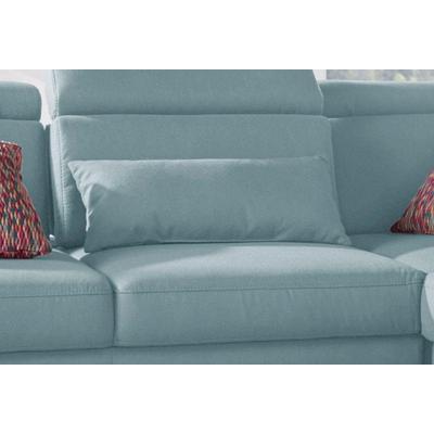 Dekokissen SIT & MORE "Scorpio", blau (aqua, strukturstoff), B:10cm H:25cm L:65cm, Strukturstoff, Dekokissen_Sitzkissen_Kissenhüllen, 2er-Set Nierenkissen Image