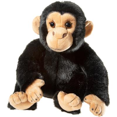 Kuscheltier HEUNEC "Misanimo, Schimpanse, 24 cm" Plüschfiguren schwarz (schwarz, hellbraun) Kinder Kuschel- Spieltiere Plüschfiguren