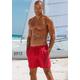 Badeshorts S.OLIVER "Philip" Gr. L (52), N-Gr, rot Herren Badehosen Badeshorts