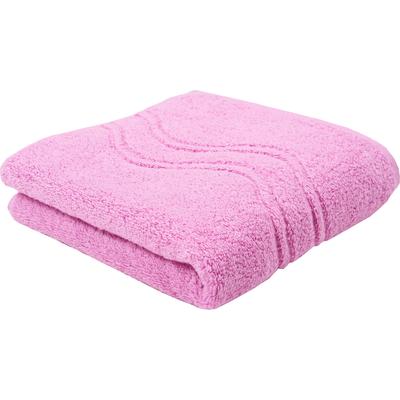Handtuch ROSS "Cashmere feeling", lila (mauve), B:50cm L:100cm, Frottier, Baumwolle, Handtücher (Packung), 100% Baumwolle, mit Wellen-Bordüre, große Farbauswahl Image
