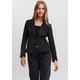 Jerseyblazer VERO MODA "VMJULIA LS BLAZER" Gr. 40, schwarz (black) Damen Blazer