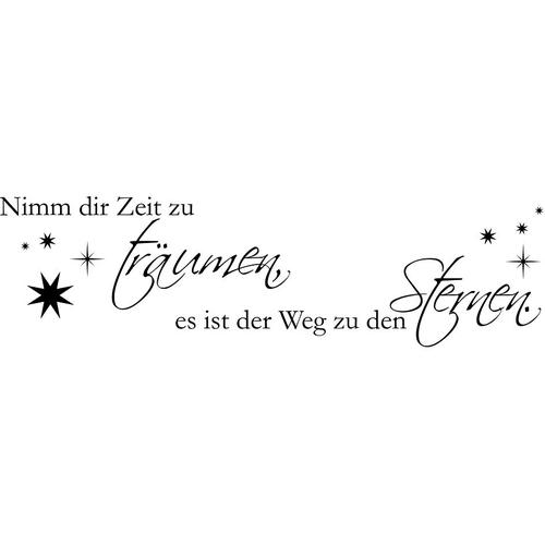 Wandtattoo HOME AFFAIRE Wandtattoos Gr. B/H: 120 cm x 30 cm, Buchstaben, schwarz Wandtattoos Sprüche