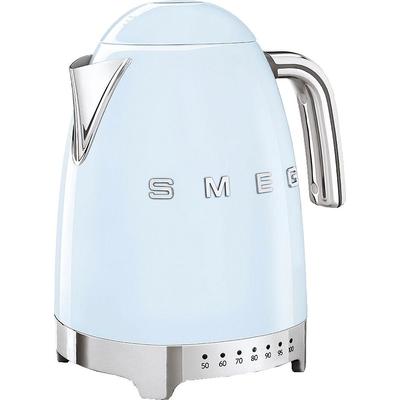 SMEG Wasserkocher "KLF04PBEU", blau (pastellblau), B:22,3cm H:28cm T:17,1cm, Wasserkocher