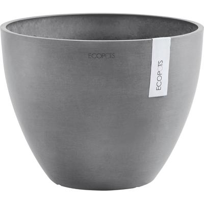 Blumentopf ECOPOTS "ANTWERP Grey" Pflanzgefäße Gr. B/H/T: 40cm x 30cm x 40cm, grau BxTxH: 40x40x30 cm