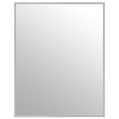 Dekospiegel LENFRA, silber (silberfarben), B:51cm H:71cm T:1,1cm, Aluminium, Spiegel, Wandspiegel Image