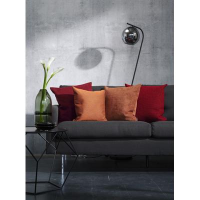 Dekokissen APELT "Denver" Gr. 1, rot (rot, unifarben), B:46cm L:46cm, Polyester, Dekokissen_Sitzkissen_Kissenhüllen, Kissenhülle ohne Füllung, 1 Stück Image