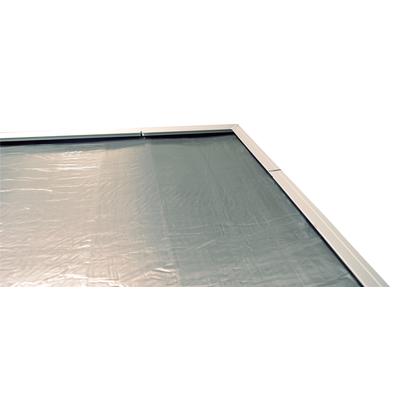 Dachbahn WEKA, silber (silberfarben), Bitumen, Dachpappen, selbstklebend