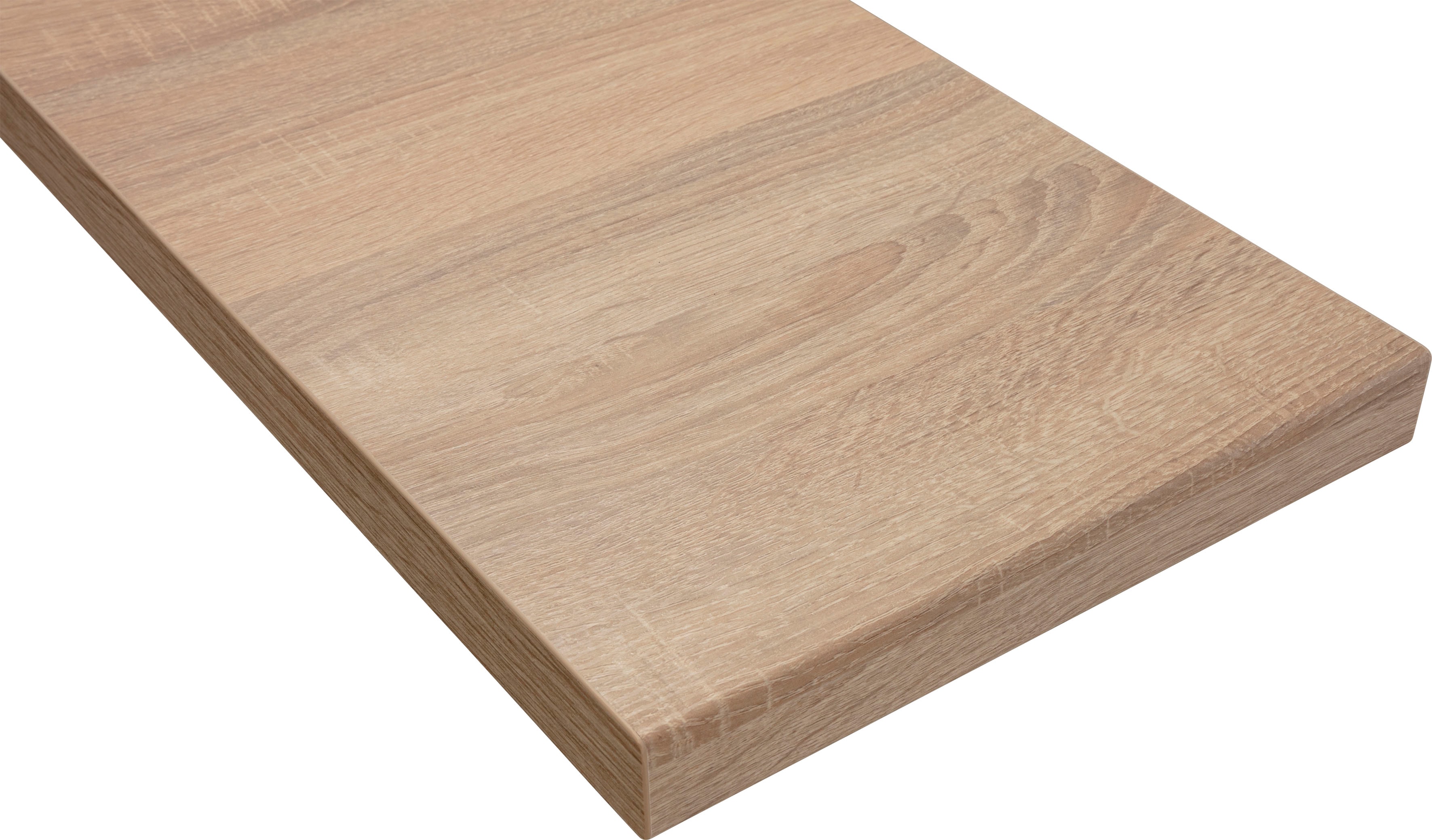 Arbeitsplatte WIHO KÜCHEN "Flexi 38", braun (sonoma eiche), B:220cm H:3,8cm T:60cm, Tischplatten, 38 mm stark Image
