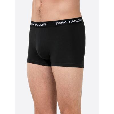 Panty TOM TAILOR, Herren, Gr. 6, schwarz (3x schwarz), 95% Baumwolle, 5% Elasthan, Unterhosen Image