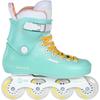 Inlineskates POWERSLIDE "Zoom Baby Blue 80" Gr. 41, bunt (blau, gelb, weiß), Inlineskates_Rollschuhe_Schlittschuhe, 41/42, Kunststoff