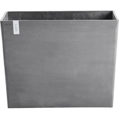 Blumentopf ECOPOTS "PARIS WHEELS Grey", grau, B:85cm H:65cm T:40cm, Kunststoff, Pflanzgefäße, BxTxH: 85x40x65 cm