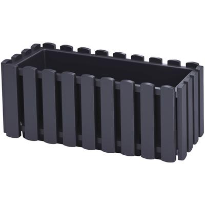 Balkonkasten PROSPERPLAST "Boardee Fencycase", grau (anthrazit), B:38cm H:20cm T:18cm, Kunststoff, Pflanzgefäße, BxTxH: 38x18x16,2 cm