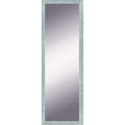 Dekospiegel LENFRA "Ilvy", bunt (silber, weiß), B:62cm H:102cm T:1,9cm, EPS-Kunststoff, Spiegel, Wandspiegel Image