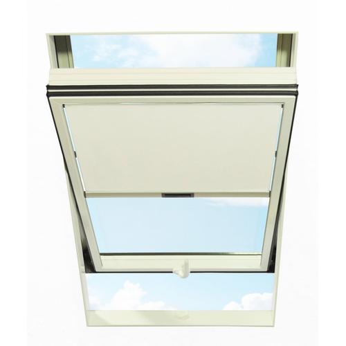 RORO TÜREN & FENSTER Dachfensterrollo Rollos Gr. 118 cm, 74 cm, weiß Rollos Jalousien