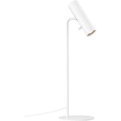 Tischleuchte "MIB", weiß, Ø 6cm H: 66cm, DESIGN FOR THE PEOPLE, Lampen, Schreibtischlampe