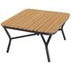 Gartentisch BEST "Mali" Tische Gr. B/H/T: 80 cm x 39 cm x 80 cm, grau (anthrazit) Klapptische