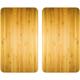 Herd-Abdeckplatte WENKO "Universal Holz-Optik" Herdabdeckplatten Gr. B/H/L: 30 cm x 1,8 cm x 52 cm, 2 tlg., beige (natur) Küchendekoration