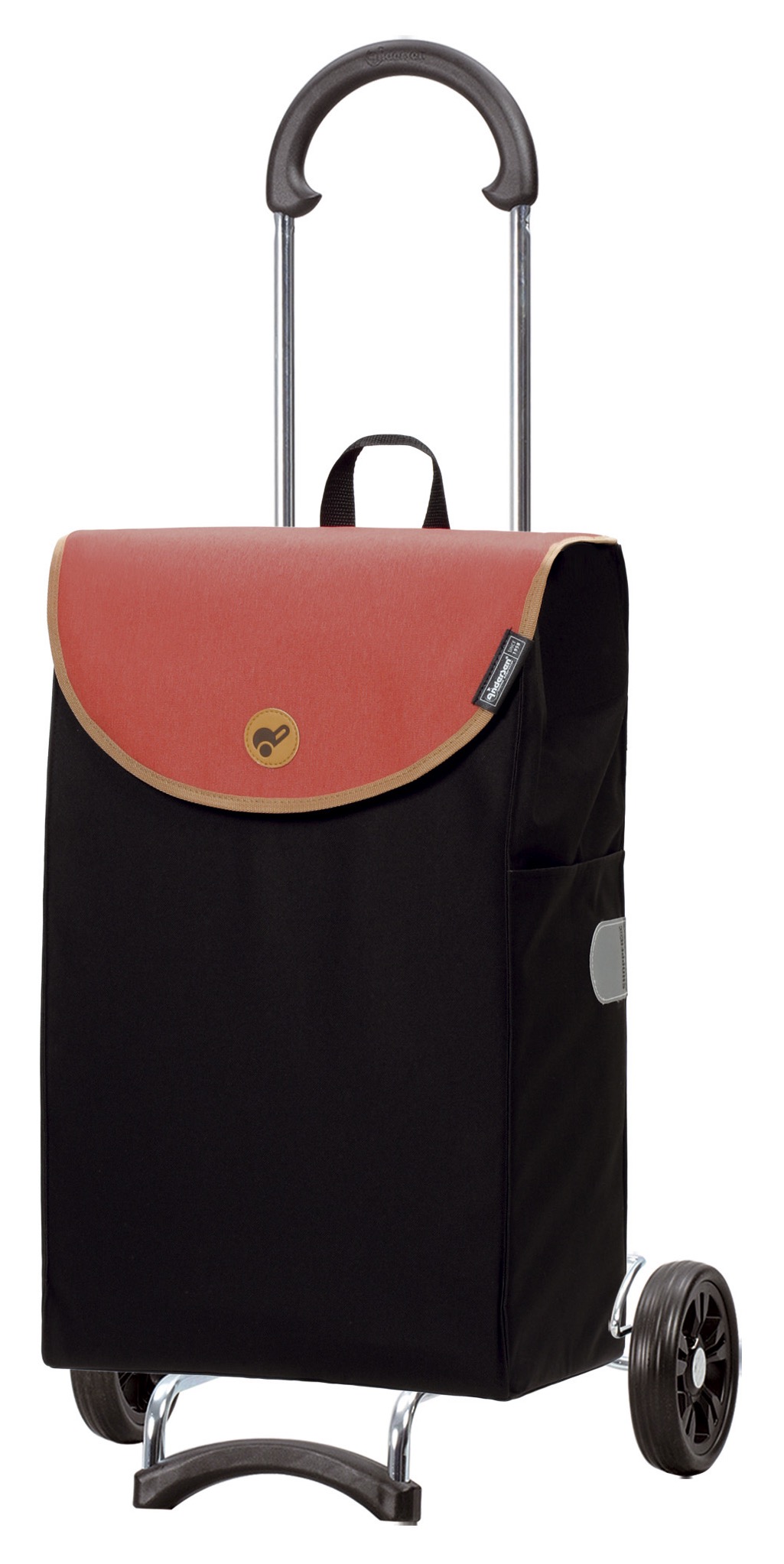 Einkaufstrolley ANDERSEN "Scala Shopper Lova", orange (koralle), B:45cm H:101cm T:27cm, Polyester, Einkaufskörbe Image