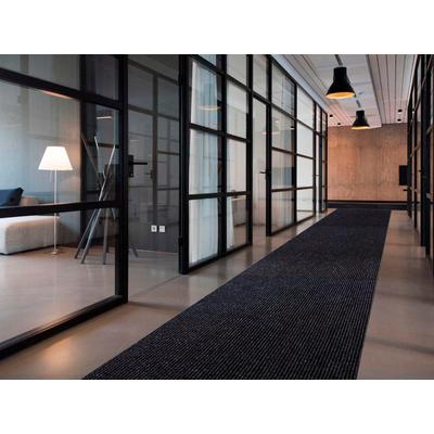 Läufer "MAGNUM, Made in Belgium", grau (anthrazit), B:200cm H:10,5mm L:950cm, Polypropylen (PP), PRIMAFLOR-IDEEN IN TEXTIL, Teppiche, Schmutzfangläufer, Schmutzfangläufer, Schmutzfangteppich, Schmutzmatte, rutschhemmend Image