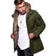 Parka BEHYPE "GK-1" Gr. S, grün (khaki) Herren Jacken Parkas