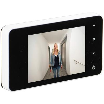 Digitaler Türspion BURG WÄCHTER "Door eGuard DG 8200 W", weiß, B:13,9cm H:7,7cm T:1,58cm, Überwachungskameras Image
